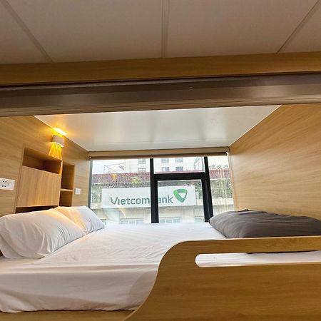 Hanoi Capsule Station Hostel Bagian luar foto